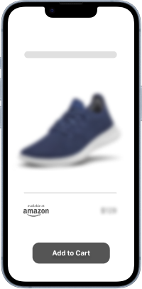 Shoes product page on an online store